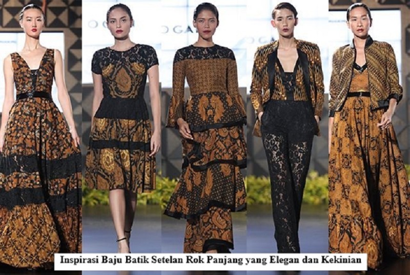 Inspirasi Baju Batik Setelan Rok Panjang yang Elegan dan Kekinian
