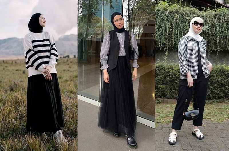 Inspirasi Baju Lebaran One Set Wanita, Tampil Elegan Tanpa Ribet