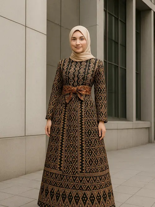 Inspirasi Model Baju Batik Pesta Wanita Muslim Modern yang Anggun dan Elegan