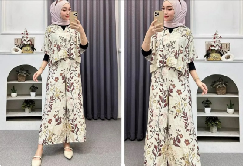 Inspirasi Setelan Kulot Batik Modern Tampil Modis dan Stylish