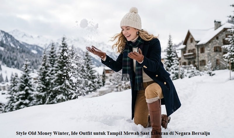 Style Old Money Winter, Ide Outfit untuk Tampil Mewah Saat Liburan di Negara Bersalju